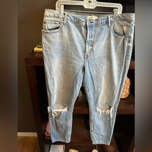 Abercrombie Skinny High Rise Light wash Women’s 18